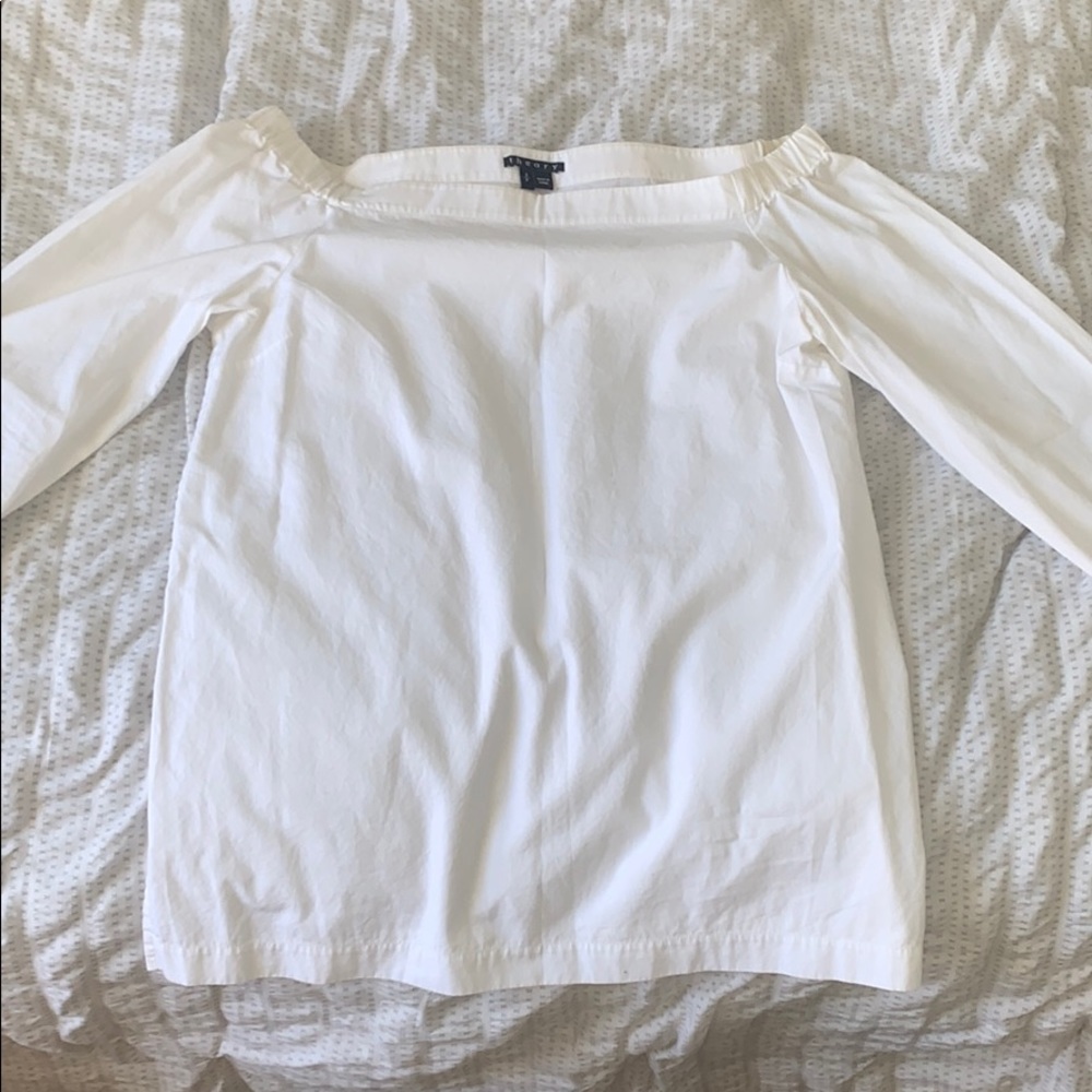 Theory off the shoulder top